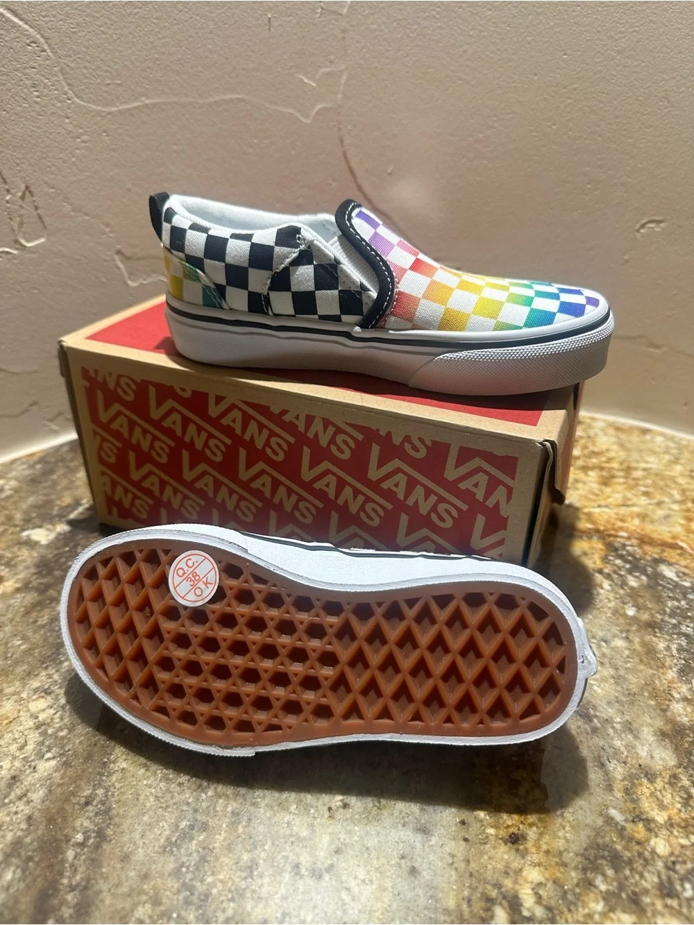 Vans colorful rainbow